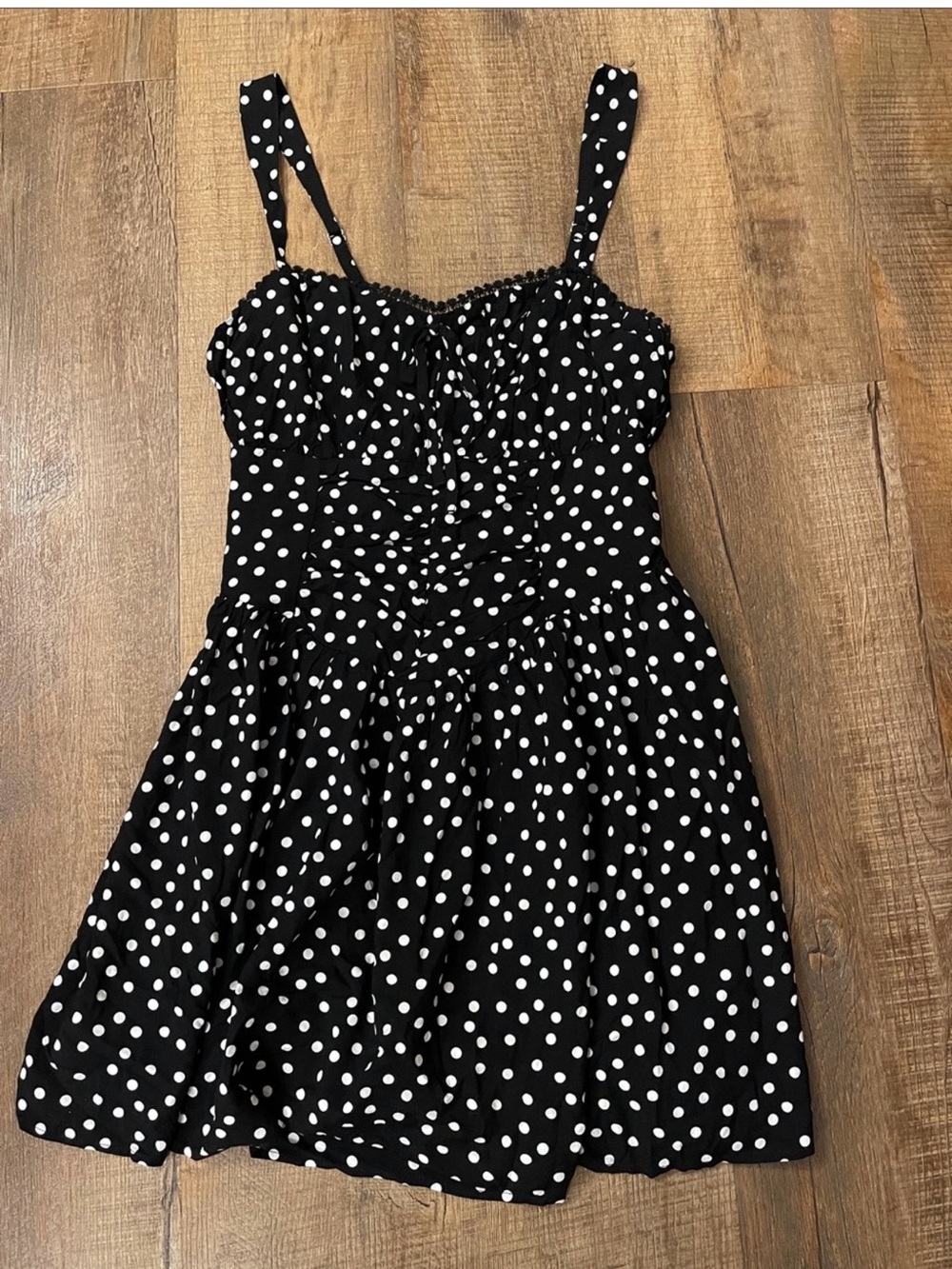 wild fable Black and White Polka Dot Sundress